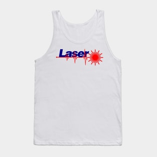 Laser sailing logo Tank Top